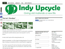 Tablet Screenshot of indyupcycle.com